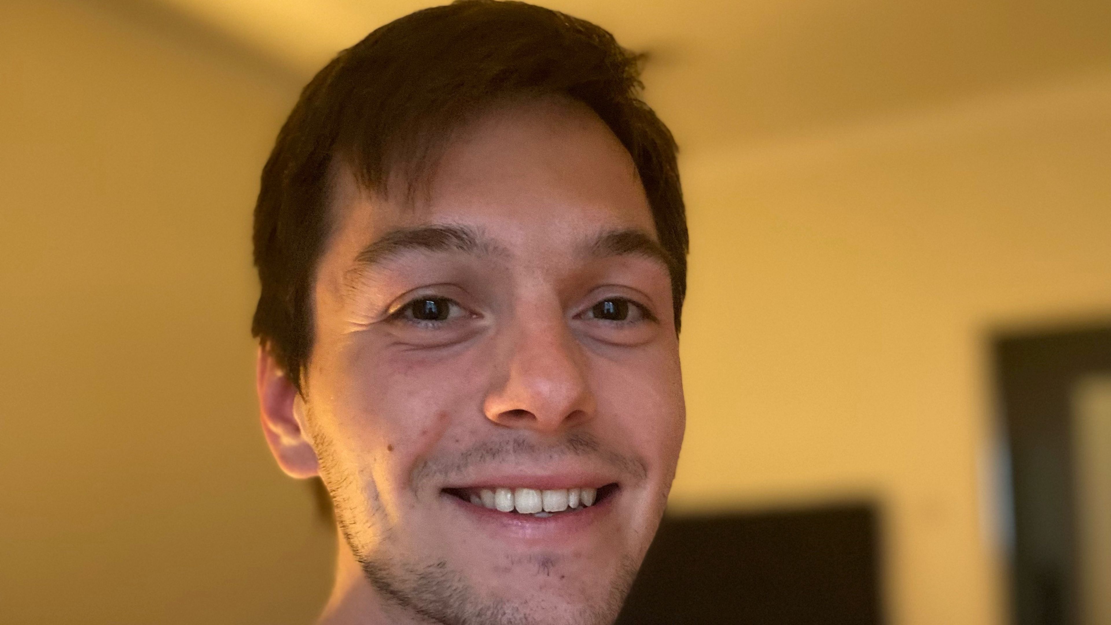 Selfie på studenten Filip
