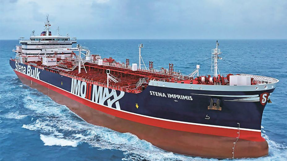 Stena Bulks IMO Max fartyg Stena Imprimis till sjöss